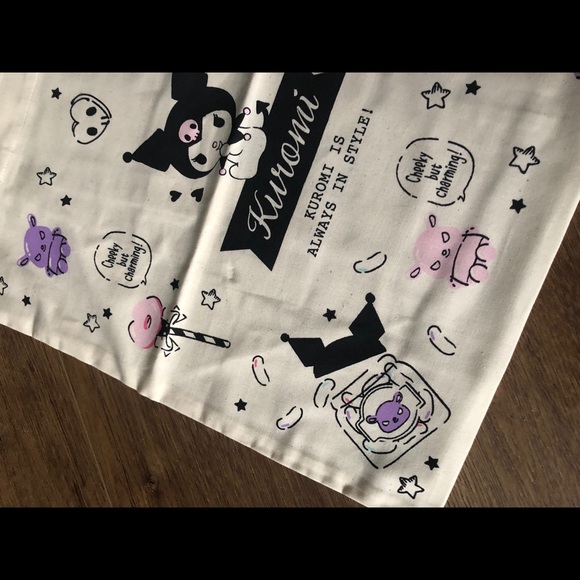 KUROMI-Imported (NWT) Lightweight Clothe Tote - Picture 11 of 11